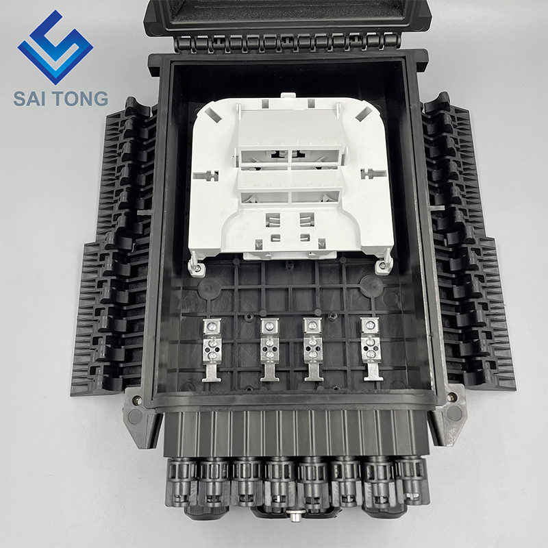 Saitong Fiber Optical 16 Core Splice Enclosure Divisor Box Caja Nap Box PLC Splitter Fiber Optic Distribution Box