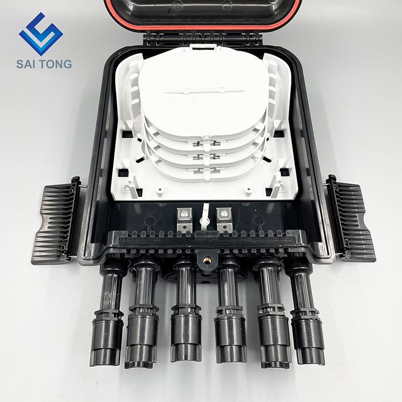 América do Sul FTTH 2/8 portas Fibra Óptica Cajas Terminal à prova d'água Fibra IP68 Caixa de distribuição Nova junta com flange huawei