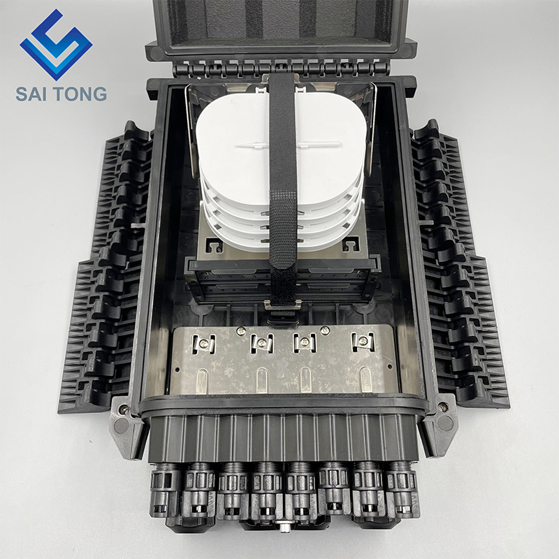 Saitong FTTH ao ar livre IP65 à prova d'água 16 caixa de distribuição de núcleo Terminal de fibra óptica 4 em 16 fora com novo produto 1 comprador