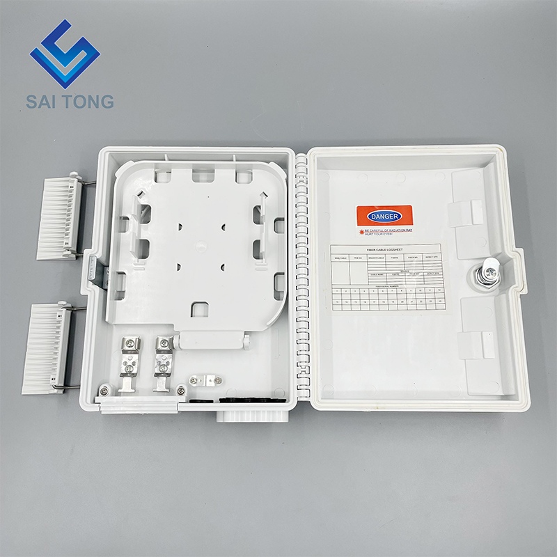 Fábrica ODB 8 núcleos caixa de terminação de fibra óptica ftth 8 portas ftth splitter caixa de distribuição de fibra óptica de aço de alta qualidade