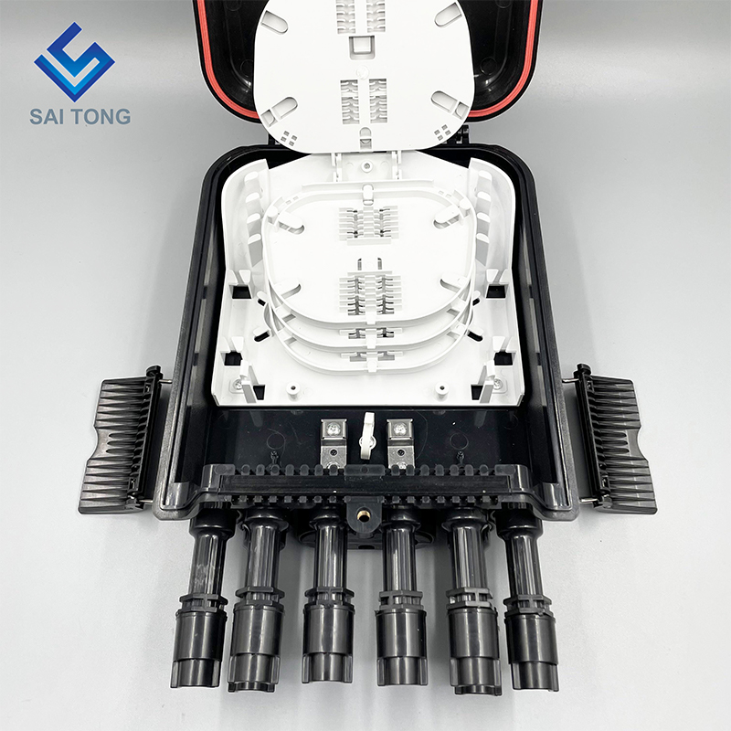 América do Sul FTTH 2/8 portas Fibra Óptica Cajas Terminal à prova d'água Fibra IP68 Caixa de distribuição Nova junta com flange huawei