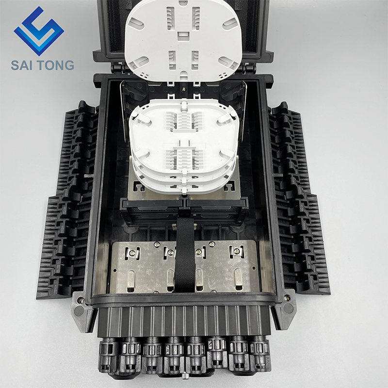 Saitong FTTH ao ar livre IP65 à prova d'água 16 caixa de distribuição de núcleo Terminal de fibra óptica 4 em 16 fora com novo produto 1 comprador