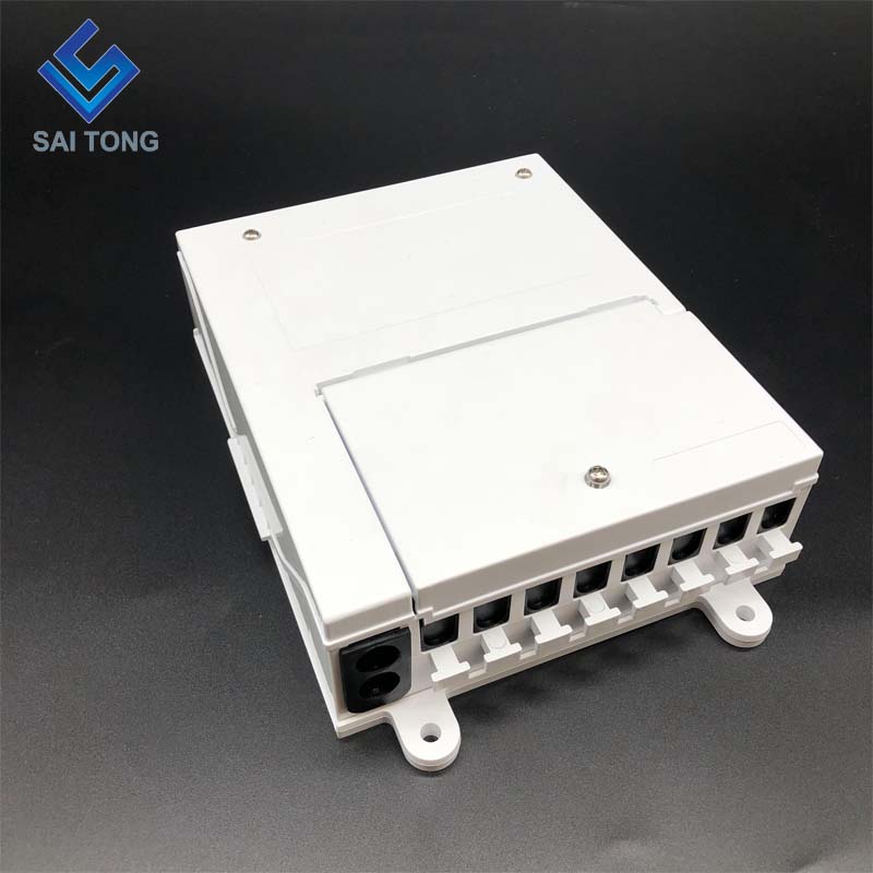 Cixi Saitong FTTH 8 Core caixa terminal de fibra óptica interior e exterior 8 portas Mini montado na parede Novo produto com estilo ucraniano