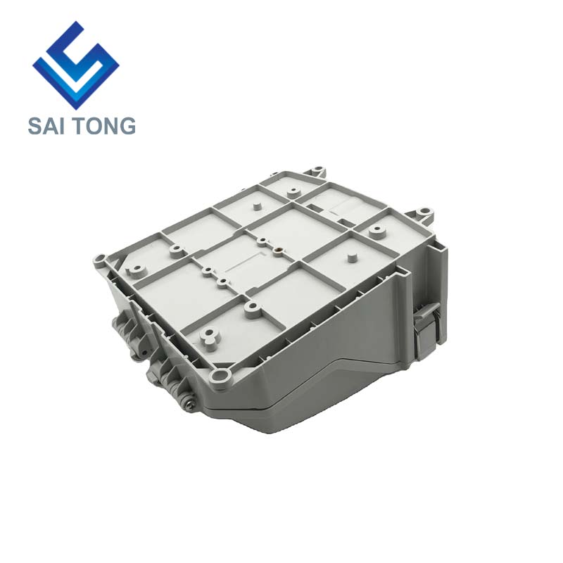 FTTH Saitong IP65 16 núcleo de fibra óptica caixa terminal PC + ABS material ao ar livre 16 portas caixas de distribuição com 2 bandejas