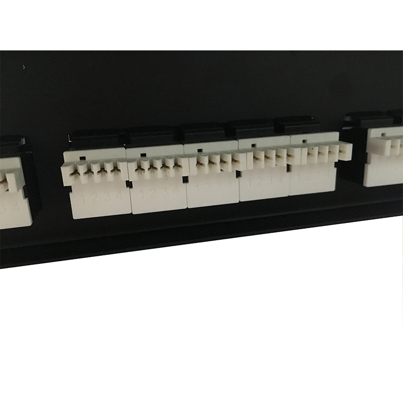 2U 19'' 50 portas RJ11 Krone Jackets, suporte de aço Cat3 Patch Panel em branco sem blindagem utp Cat3 RJ11 Patch panel