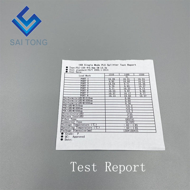 SC/UPC 1 x 8 Fibra Óptica PLC Divisor Mini tubo Divisor Plc Divisor à prova d'água SC UPC LGX caixa tipo cassete