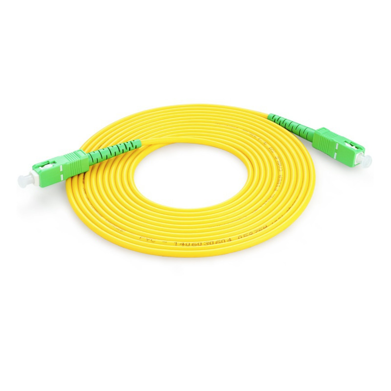 Sc/Apc Simplex Singlemode 1m 3,0mm/2,0mm Fibra Óptica Patch Cord Leads Jumpers