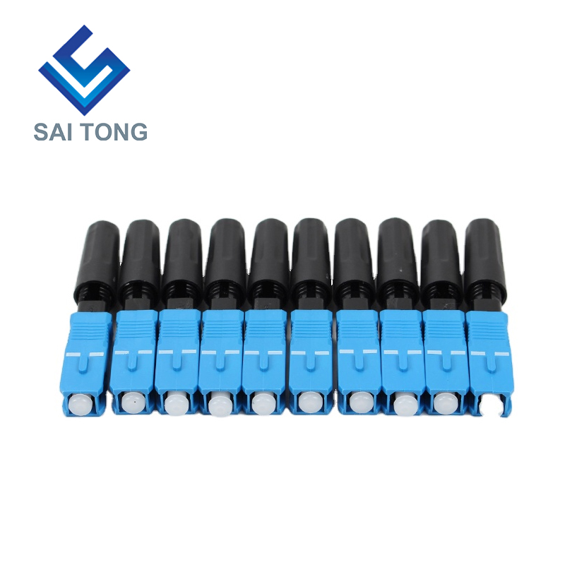 Saitong Supply Equipamento de comunicação conector rápido sc/upc ftth Conector rápido de fibra óptica