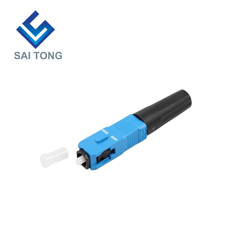 Saitong Supply Equipamento de comunicação conector rápido sc/upc ftth Conector rápido de fibra óptica