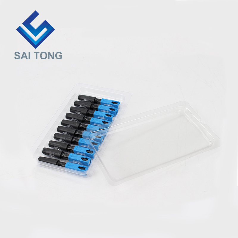 Saitong Supply Equipamento de comunicação conector rápido sc/upc ftth Conector rápido de fibra óptica