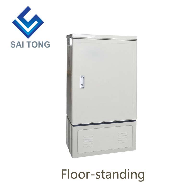 SaiTong FTTH 144 core gabinete de distribuição óptica à prova d' água IP55 144 core gabinete de fibra óptica ODF ODB