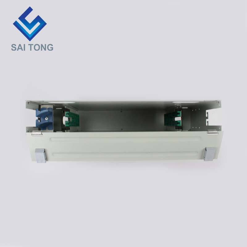 SaiTong FTTH 19 Polegada Montagem em Rack Gabinete de 24 Portas SC/FC ODF 2 U 24 núcleos Quadro de Distribuição de Fibra Óptica Carga Total Opcional